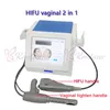 NEW 2 in 1 HIFU slimming vaginal tightening face lift machine with 1.5mm 3.0mm 4.5mm skin rejuvention wrinkle removal machines