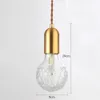 Modern G9 LED Pendant Lights Crystal Glass Handlamp Nordic Pendant Lampor för vardagsrum / Restaurang / Hembelysning AC110V / 220V