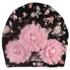 Bébé Filles Floral Chapeaux Indiens 8 Designs Hiver Perle Décoration Élastique À Tricoter Garçons Enfants Designer Chapeaux De Mode Chaud Chapeaux Tricotés