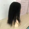 Ishow 1B 4 27 Ombre Kolor Kinky Curly Human Hair Peruki z grzywką peruwiańską kręconymi perukami Indian Malezjan dla czarnych kobiet242h