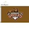 MiLB Fresno Grizzlies drapeau 3x5 pieds Polyester bannière décoration volant maison jardin cadeaux de fête