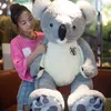 Djur Dorimytrader Jumbo Plush Animal Koala Toy Stor fylld tecknad Koalas Doll Christmas Gift Decoration 55 tum 140 cm