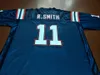 Custom Men Youth Dames Vintage Florida Atlantic Owls Fau R.Smith # 11 Football Jersey Size S-4XL of Custom Any Name of Number Jersey