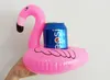 200pcs Air Mattresses for Cup Inflatable Flamingo Drinks Cup Holder Pool Floats Swimming Toy Drink Holder2593