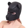 Nova Cabeça de Cão Forma Chapelaria Máscara Restraint Máscara Cega SM Brinquedos Sexuais Para Casal / Mulheres / Homens / Gay Chapelaria BDSM brinquedos