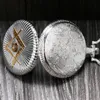 Moda Prata Dourada Maçônica Free-Mason Tema Maçonaria Relógio de Bolso Com Colar de Corrente Melhor Presente Para Mulheres Dos Homens
