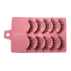 Gratis verzending 5pair / set valse wimpers zwart kruis nep wimper natuurlijk lang make-up eye lash extensee nep wimpers