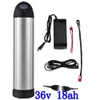 36V 18AH ebike Bicycle Electric Vehicle Lithium Ion Battery Kettle Water Bottle Imported Sumsung 18650 Rechargeable Battery