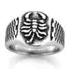 ROESTVRIJ STAAL punk vintage heren of dames SIERADEN Keltische horlogeband Schorpioen insect ring CADEAU VOOR BROTHERS ZUSTERS FSR20W479807194704126