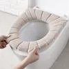 Soft Toilet Seat Cover Washable Mat for Bathroom Closestool Case Warmer Lid Accessories 122610