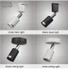 Modern E27 holder track light lamp Rotated Track Lighting for store shopping mall lighting lamp White black spot ceiling lamp