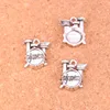 78 pièces breloques Kit de batterie Antique argent plaqué pendentifs faisant bricolage à la main tibétain bijoux en argent 16*14*4mm