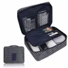 Högkvalitativ PocketTrip Portable Clear Cosmetic Makeup Bag Toalettry Travel Kit Organizer Case Borsta Storage H51