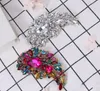 4.4 Inch Luxury Brooch Big Clear Crystals Rhinestone Wedding Bridal Pins Brooches New Arrival High Quality Stunning Diamante Women