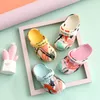 2020 Summer Baby Home Slippers Boys Girls Soft Bottom Children Non-slip Cartoon Doodle Hole Shoes Beach Slippers for Kids