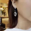 FASHION- Boucles d'oreilles pour les femmes bling Zircon 18K plaqué or Serpent oreille Goujons Individualité Dnagle boucle d'oreille Bijoux