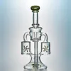 beaker Glass Water Pipes narghilè Bong Thick Oil Rigs Matrix Perc Dab Rig con mulini a vento perc Pipe Bong Wax