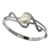 925 Silver Inlaid Natural Freshwater Pearl Armband 6-7mm Färgade Pärl Smycken Kvinnliga Modeller Luxury Exquisite Holiday Gifts