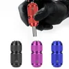 4 kleuren 22mm aluminium legering professionele tattoo machine grip Staninless stalen naald bar tube tattoo tool accessoires