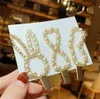 European USA Hot Selling Fashion Make Up Pearl Hair Clips Hollowed Out Gold Color Duck Clip Side Hair Pins