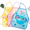 Children Cartoon Apron Cuff sets DIY Cooking Baking Painting Waterproof oil proof Aprons with Arm Sleeve Kids Baby Gowns Bibs Eating Clothes