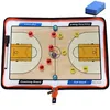 Basketball Coach Board con Zipper - Tasco di tattiche in pelle perfetta per gli allenatori Attrezzatura da arbitri dell'allenatore di basket