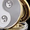 5 pezzi di monete commemorative in metallo artigianale Tai Chi Gossip Card Guard Protector Poker Chipsr Accessori del gioco4868005