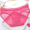 wholesale Women luxury Shorts slip underwear Panties hot pink ropa interior fancy solid colors female bragas mesh fabric mutande M-XL 1855