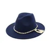 2019 Hat Woolen Felt Hat Panama Jazz Fedoras Hats Tassel Pearl Vintage Vintage Formale Party e Stage Top Hat for Women Men UNISEX214N5115554