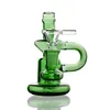 Recycler bong Water Pipes Smoking Accessories Hookahs Heady Glasses Water bongs Dab Rigs beaker With 14mm Bowl