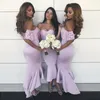 Vestidos de dama de honor 2019 Sirena Cariño Mangas cortas Hola Lo Honor de los vestidos de dama Vestido de fiesta de boda azul cielo lavanda En stock