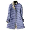 Omlaag jas dames winterjas lange dames witte eendenjassen voor meisjes herfst parkas dames veer jassen sun851