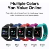 116 Plus Smart Watch 1,44 inch bloeddruksnelheid hart sport slimme armbandmonitor fitness tracker polsbandje met retailpakket