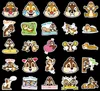 100pcs Mixed bunny Rabbit Graffiti For Child Laptop Skateboard Pad Bicycle Motorcycle PS4 Phone Toy Luggage Decal Pvc guitar Helmet Stickers