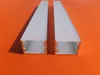 U type light Extruded Aluminium Profile With Cover suitable for 5050 led strip