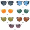 Polarisierte Sonnenbrille-Mann-Frauen-Weinlese-rundes Feld Licht Sonnenbrillen Polaroidobjektiv 2019 Mode Sonnenbrillen Brillen UV400 BT4203 T200312