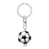 Sublimatie Blanco Metal Football Sleutel Ring Ketting Hot Transfer Afdrukken Sleutelhangers Verbruiksartikelen Materiaal Accessoires