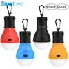 LED-tältljus 4 Pack Portable Camping Light Lamp Tent Lantern Lampa för orkan Emergency Backpacking Vandring utomhus