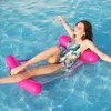 Venta al por mayor, 100 Uds., nuevo colchón de aire para exteriores, sofá inflable flotante de agua portátil, colchón reclinable, cama inflable para piscina