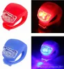 Bicycle Front Light Silicone LED Head Front Rear Wheel Bike Light Waterproof Cycling With Battery Bicycle Accessories Bike Lamp DL2054214