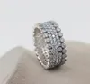 925 Sterling zilveren sieraden ring voor pan-dora vintage fascinatie ring met duidelijke CZ diamant mode vrouwen ringen met originele doos W144