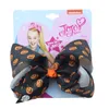 Leuke 5 inch Jojo Siwa Lint Bowknot Haarklemmen met Kaart 18 Stijlen Halloween Pumpkin Bones Baby Girl Bows Party Accessoires