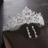 LAGER 2020 Romantische Kristall Designer Günstige Zwei Stücke Ohrringe Halskette Strass Hochzeit Braut Sets Schmuck Set Jewely 2019