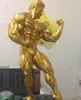 New Male Bodybuilder Resin Painted Statue Men Sexy Fitness Gym Figure Muscle Bodybuilding Free shipping