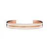 Bracelets en acier en acier inoxydable bracelets en acier inoxydable en or rose en or rose