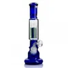 11,3 Zoll Becherbasis Dab Rigs Wasserpfeifen Glaswasser Bongs Pfeife Arm Baum Perc Downstem Perc Mit 14 mm Gelenk