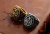 Vintage 316 Officiers en acier inoxydable Soldats américains United States Army Ring Retro Gold Men's Milit's Ring Jewelry