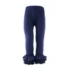 Mudbala Boutique Bady Baghter Solid Cotton Cotton Triple Ruffle Icing Leggings Childrenを着る幼児の女の子Y2007042163184のためのフリルパンツ