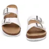 Kork Stoff Mann Hausschuhe Strand Flip Flops Sommer Männer Hausschuhe Leder Plateau Sandalen Männer Rutschen Holzschuhe Frauen Schuhe 35-44