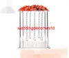 Украшение Новый Кристалл Длинный Стебель Алмаз Tealight Свеча Держатель Crystal Centerfieces Для Свадебной таблицы Best10006